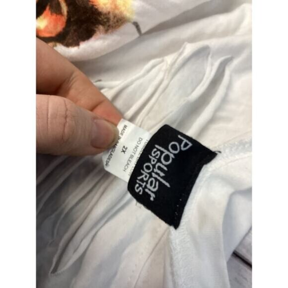 Goth y2k indie normcore gorpcore fisherman Popular Sport Crop Top T Shirt  2X - Picture 5 of 5